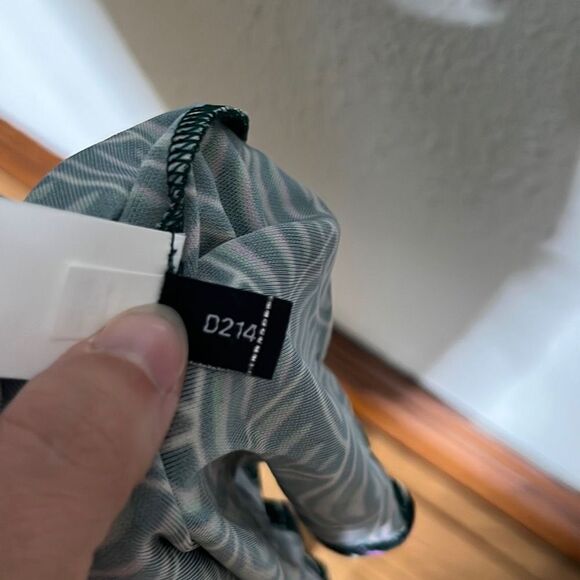 Kate Spade New York Womens Maxi Dress Puff Shoulder Long Sleeve Abstract Size 0 - Picture 14 of 14